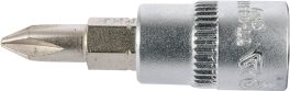 BIT CRUCE PH1 CU ADAPTATOR  1/4", 37MM (cod: YT-04411) - imagine 2