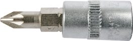 Bit cruce PZ1 cu adaptor 37 mm 1/4"(cod: YT-04417) - imagine 2