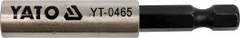 Cap șurubelniță cu magnet 1/4" 60 mm (cod: YT-0465) - imagine 2