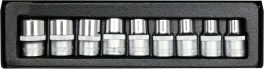 TRUSA TUBULARE CR-V, E10-E24, 9 BUCATI (cod: YT-0521)