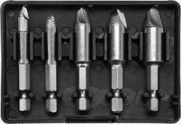Set extractoare șuruburi rupte, 5 buc (cod: YT-06035)