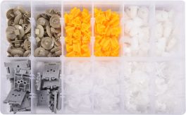 SET CLIPSURI TAPITERIE RENAULT 300 BUC (cod: YT-06651)
