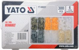 SET CLIPSURI TAPITERIE RENAULT 300 BUC (cod: YT-06651) - imagine 2