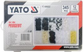SET CLIPSURI TAPITERIE PEUGEOT 345 BUC (cod: YT-06653) - imagine 2