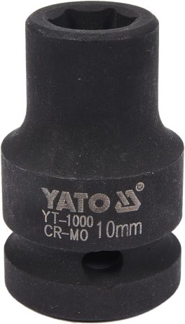 CHEIE TUBULARA DE IMPACT HEXAGONALA 1/2 * 10 MM (cod: YT-1000) (cod: YT-1000)