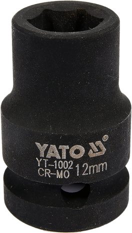 CHEIE TUBULARA DE IMPACT HEXAGONALA 1/2 * 12 MM (cod: YT-1002) (cod: YT-1002)