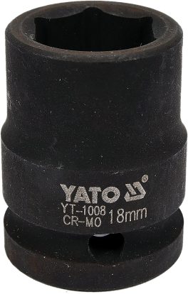 CHEIE TUBULARA DE IMPACT HEXAGONALA 1/2 * 18 MM (cod: YT-1008) (cod: YT-1008)