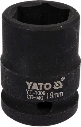 CHEIE TUBULARA DE IMPACT HEXAGONALA 1/2 * 19 MM (cod: YT-1009) (cod: YT-1009)