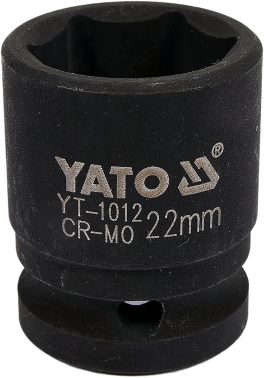 CHEIE TUBULARA DE IMPACT HEXAGONALA 1/2 * 22 MM (cod: YT-1012) (cod: YT-1012)