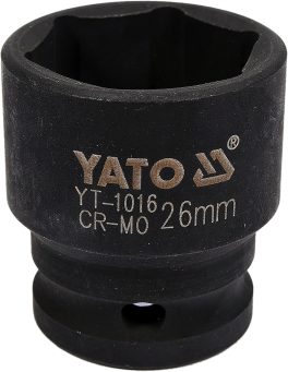 CHEIE TUBULARA DE IMPACT HEXAGONALA 1/2 * 26 MM (cod: YT-1016) (cod: YT-1016)