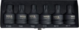 Set torx / spline bit6buc 3/4 (cod: YT-10653)
