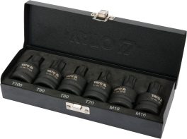 Set torx / spline bit6buc 3/4 (cod: YT-10653) - imagine 2