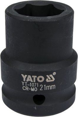 CHEIE TUBULARA DE IMPACT HEXAGONALA 3/4 '' X 21 MM CR-MO (cod: YT-1071) (cod: YT-1071)