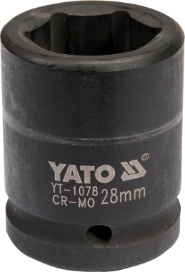 CHEIE TUBULARA DE IMPACT HEXAGONALA 3/4 '' X 28 MM CR-MO (cod: YT-1078) (cod: YT-1078)