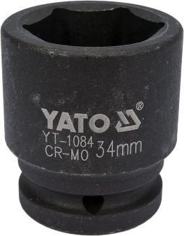 CHEIE TUBULARA DE IMPACT HEXAGONALA 3/4 '' X 34 MM CR-MO (cod: YT-1084) (cod: YT-1084)