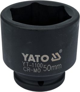 Cheie tubulară de impact 50 mm 3/4" hexagonală (cod: YT-1100) (cod: YT-1100)