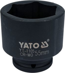 Cheie tubulară de impact 55 mm 3/4" hexagonală (cod: YT-1105) (cod: YT-1105)