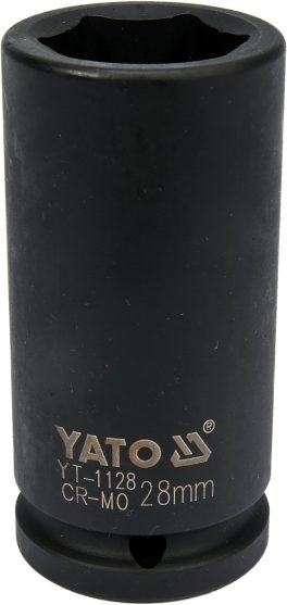 Cheie tubulară de impact lungă 28 mm 3/4" (cod: YT-1128) (cod: YT-1128)