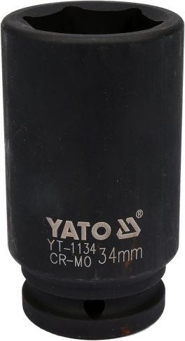 Cheie tubulară de impact lungă 34 mm 3/4" (cod: YT-1134) (cod: YT-1134)