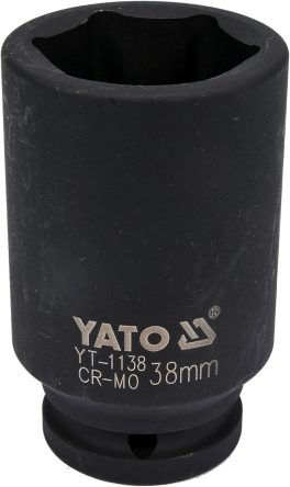 Cheie tubulară de impact lungă 38 mm 3/4" (cod: YT-1138) (cod: YT-1138)
