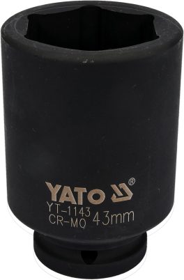 Cheie tubulară de impact lungă 43 mm 3/4" (cod: YT-1143) (cod: YT-1143)