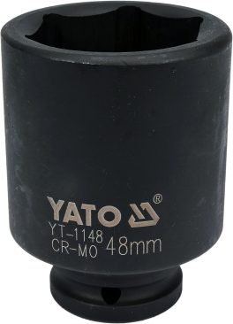 Cheie tubulară de impact lungă 48 mm 3/4" (cod: YT-1148) (cod: YT-1148)