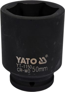 Cheie tubulară de impact lungă 50 mm 3/4" (cod: YT-1150) (cod: YT-1150)