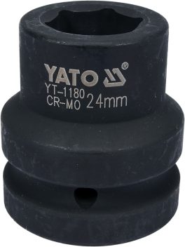 Cheie tubulară hexagonlă de impact 24 mm 1” (cod: YT-1180) (cod: YT-1180)