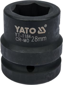 Cheie tubulară hexagonlă de impact 28 mm 1" (cod: YT-1184) (cod: YT-1184)