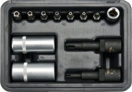 Set biți pentru climă 1/4" 12 buc(cod: YT-12007)