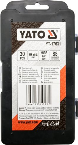 Kit reparat filete, M5 x 0.8 (cod: YT-17631) - imagine 2