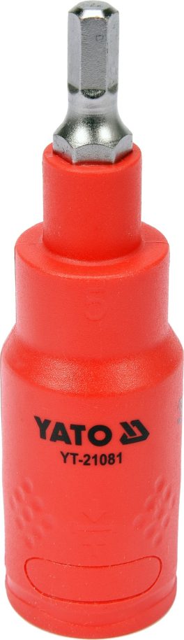 Bit hex 5 x 75 mm cu adaptor 3/8" VDE(cod: YT-21081) (cod: YT-21081)