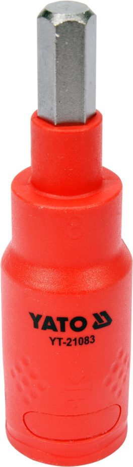 Bit hex 8 x 75 mm cu adaptor 3/8" VDE (cod: YT-21083) (cod: YT-21083)