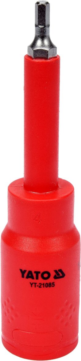 Bit hex 4 mm cu adaptor 1/2" 120 mm VDE (cod: YT-21085) (cod: YT-21085)