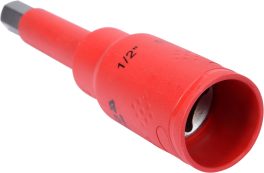 Bit hex 10 mm cu adaptor 1/2" 120 mm VDE (cod: YT-21089) (cod: YT-21089) - imagine 2
