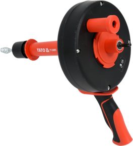Spirala pentru canalizare, tambur, 6 mm 7.6m (cod: YT-24991) - imagine 3