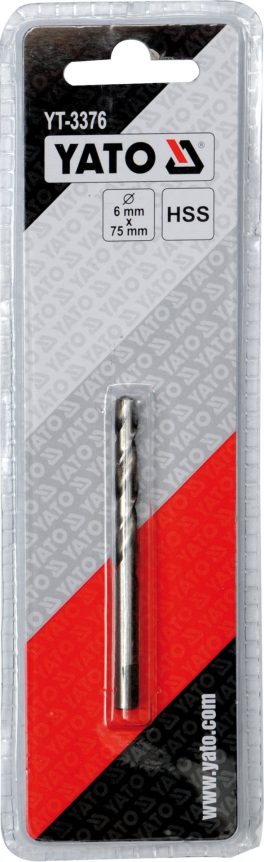 BURGHIU PILOT HSS 6X75MM (cod: YT-3376) (cod: YT-3376) - imagine 2