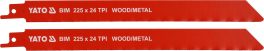 Set 2 lamen pentru metal - lemn (cod: YT-33934)