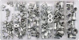 Set nituri aluminiu, M3 - M10, 150 buc (cod: YT-36460) (cod: YT-36460)