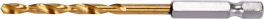 Burghiu hexagonal de 1/4 pentru metal 4,8 mm (cod: YT-44760) (cod: YT-44760)
