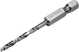 Burghiu metal prindere hex 3 mm HSS6542 (cod: YT-44863) - imagine 2