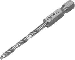 Burghiu metal prindere hex 3.2 mm HSS6542 (cod: YT-44864) - imagine 2
