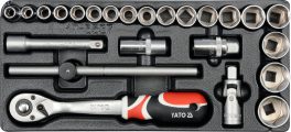 ADAOS LA SERTAR SET TUBULARE PENTRU DULAP YATO(cod: YT-5537)