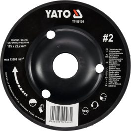 DISC RASPEL LEMN, DEPRESAT115X22.2 MM NR2 (cod: YT-59164)