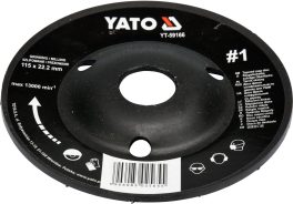 DISC RASPEL LEMN, DEPRESAT, 115X22.2MM, NR1 (cod: YT-59166) - imagine 3