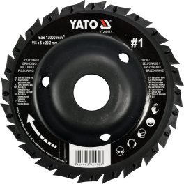 Disc circular rașpel depresat 115 x 22.2 mm nr. 1 (cod: YT-59173)