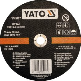 Disc debitat metal 230 x 2 x 22 mm (cod: YT-5927)