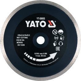 Disc diamantat continuu 230mm(cod: YT-59955)