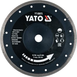 DISC DIAMANTAT, 230 X 22.2 X 2 MM (cod: YT-59975)