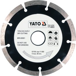 DISC DIAMANTAT SEGMENTAT HS 125 MM (cod: YT-6003)